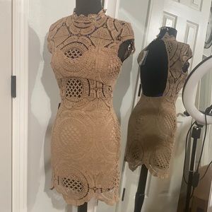 Bebe Crochet mini dress (Exclusive)